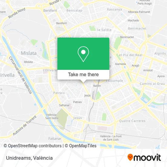 Unidreams map