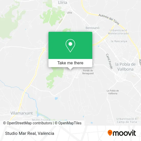 Studio Mar Real map