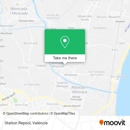 Station Repsol map
