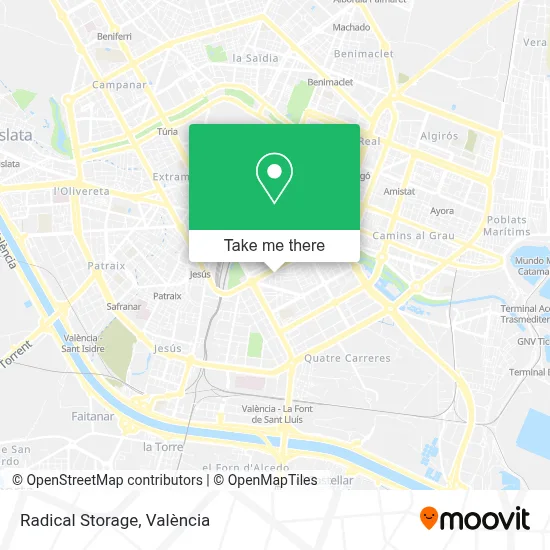 Radical Storage map