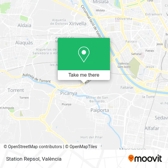 Station Repsol map