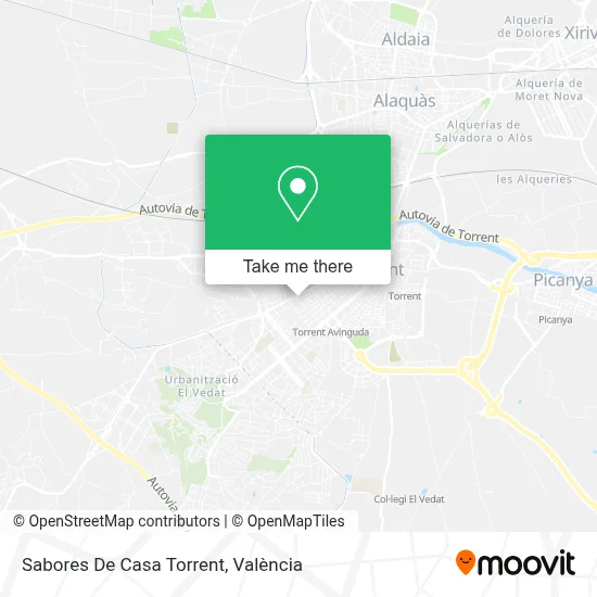 Sabores De Casa Torrent map