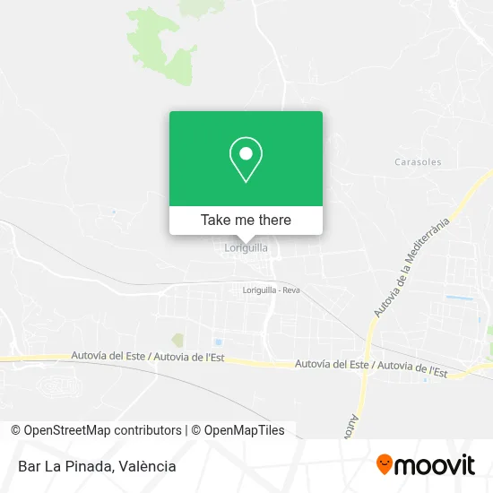 Bar La Pinada map