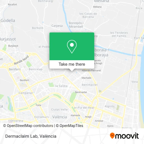Dermaclaim Lab map
