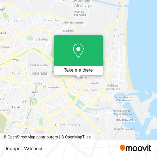 Indoper map