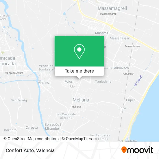 Confort Auto map