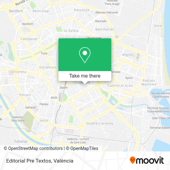 Editorial Pre Textos map