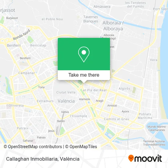 Callaghan Inmobiliaria map
