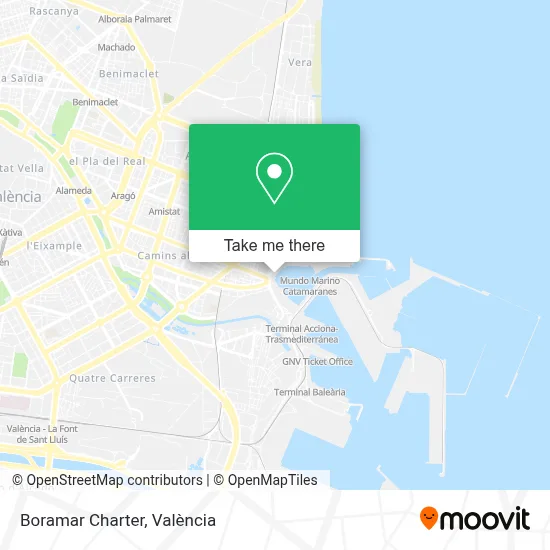 Boramar Charter map