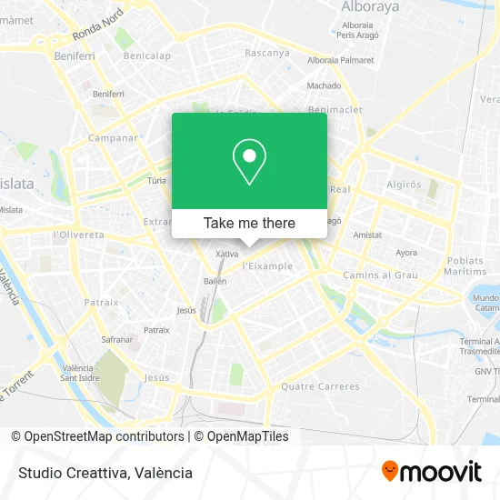 Studio Creattiva map
