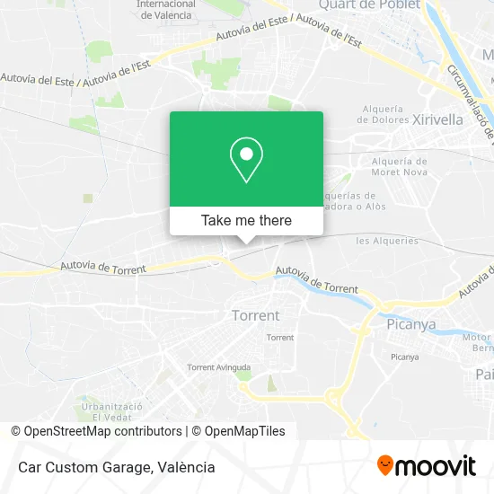 Car Custom Garage map