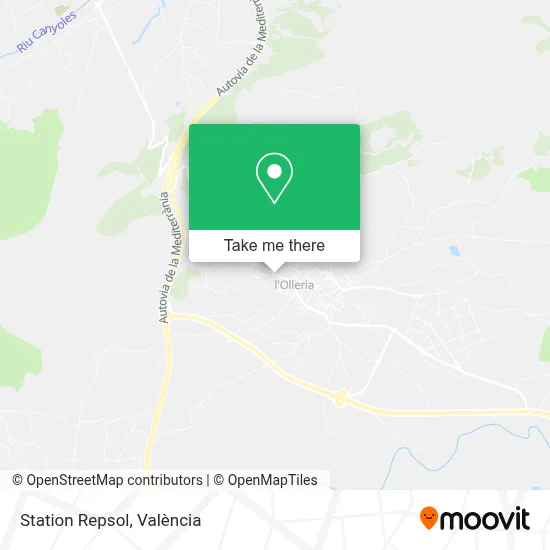 Station Repsol map
