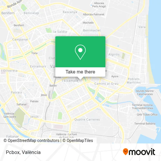 Pcbox map