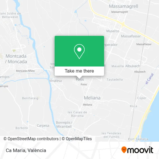 Ca Maria map