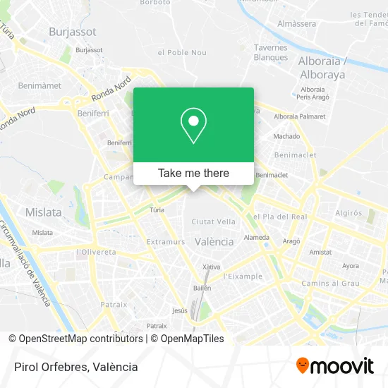 Pirol Orfebres map