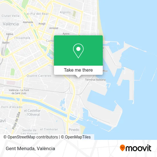 Gent Menuda map