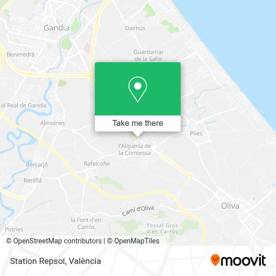 Station Repsol map