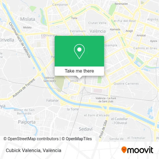 Cubick Valencia map