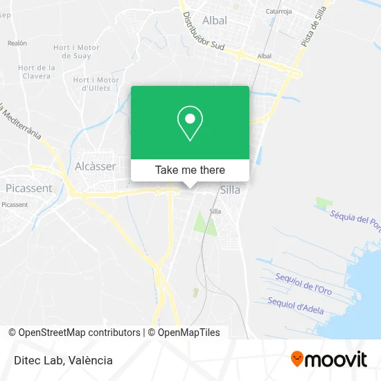 Ditec Lab map