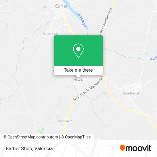 Barber Shop map
