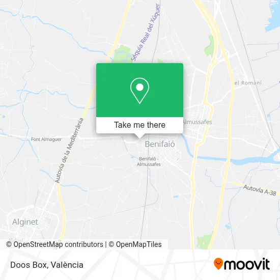Doos Box map