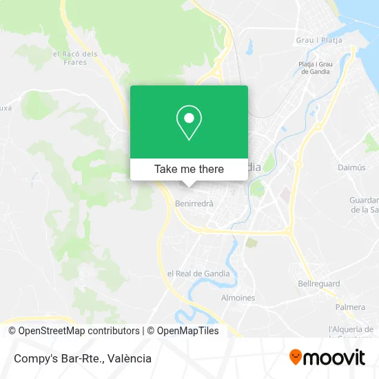 Compy's Bar-Rte. map