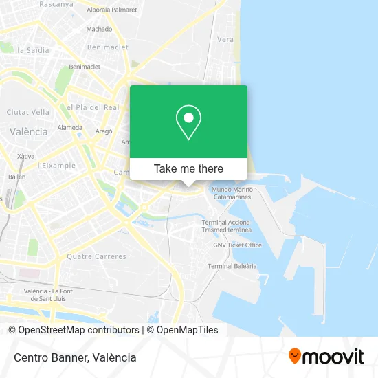 Centro Banner map