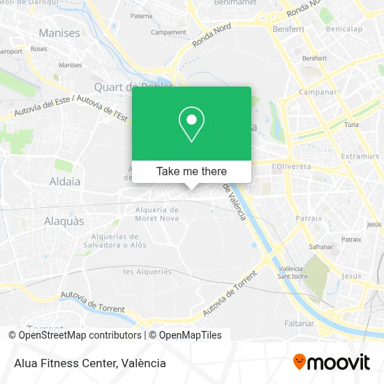 Alua Fitness Center map
