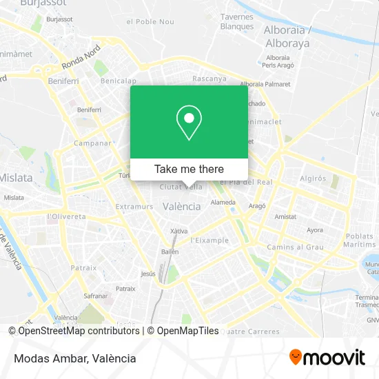 Modas Ambar map