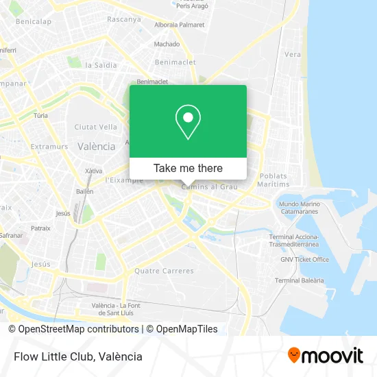 Flow Little Club map