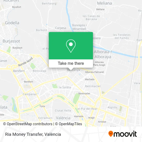 Ria Money Transfer map