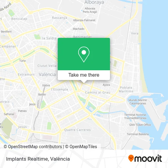 Implants Realtime map