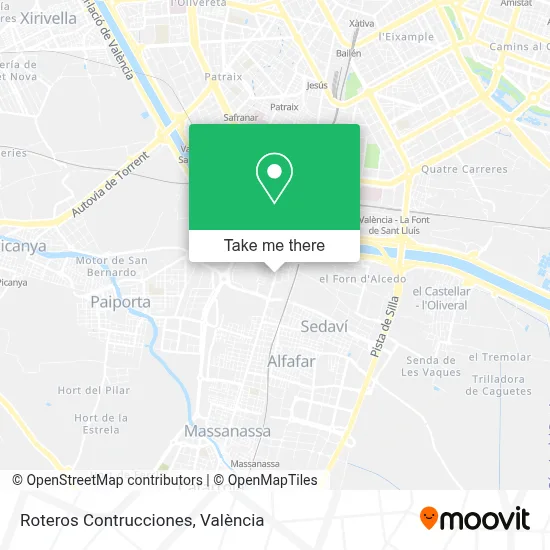 Roteros Contrucciones map