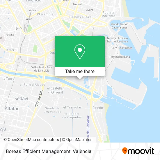 Boreas Efficient Management map