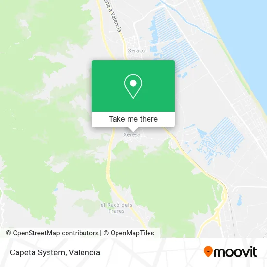 Capeta System map