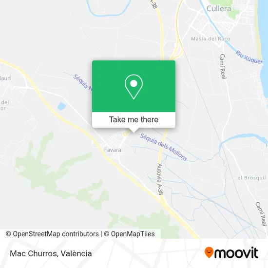 Mac Churros map