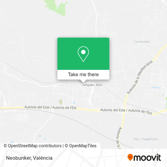 Neobunker map
