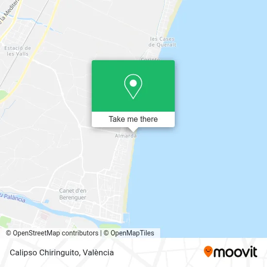 Calipso Chiringuito map