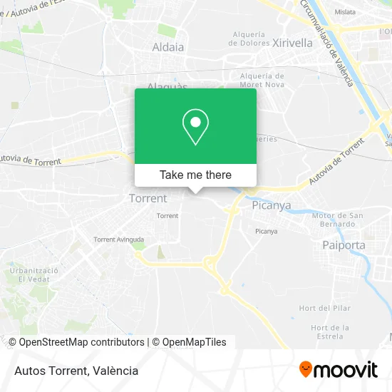 Autos Torrent map