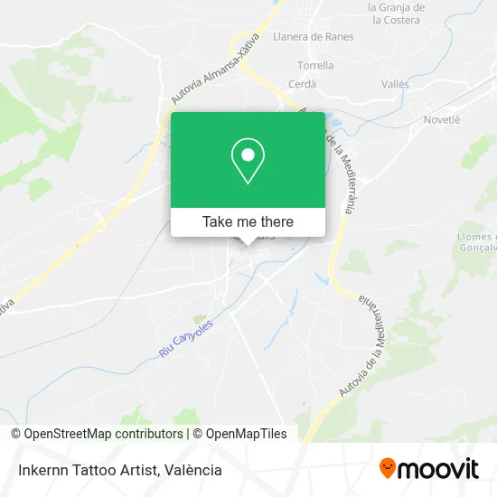 Inkernn Tattoo Artist map