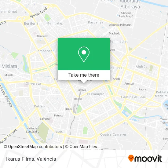 Ikarus Films map