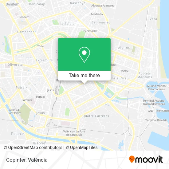 Copinter map