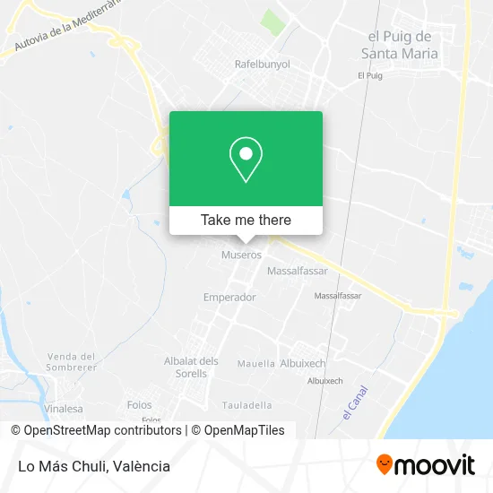 Lo Más Chuli map