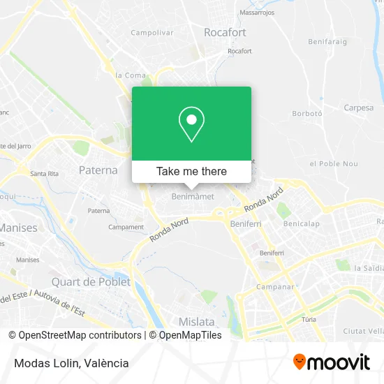 Modas Lolin map