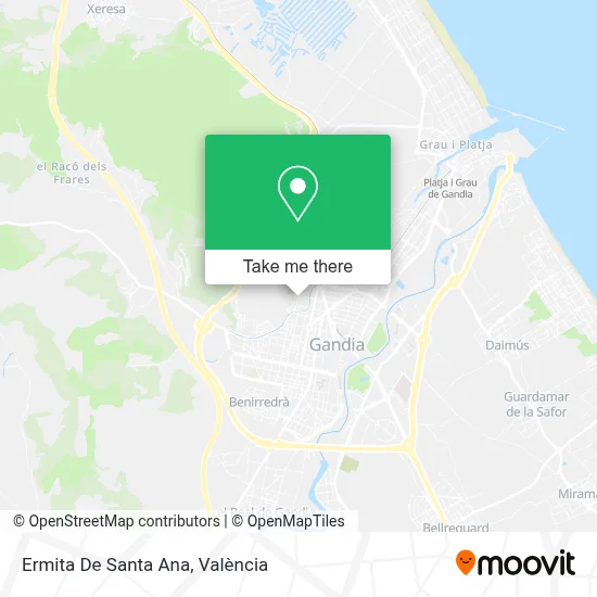 Ermita De Santa Ana map