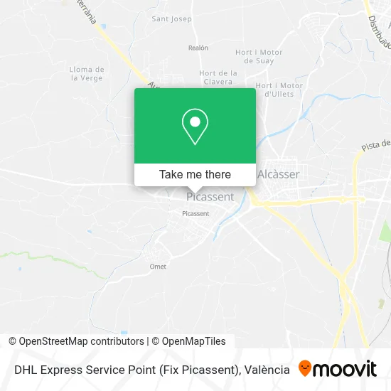 DHL Express Service Point (Fix Picassent) map