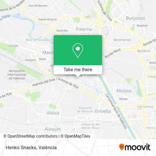 Henko Snacks map