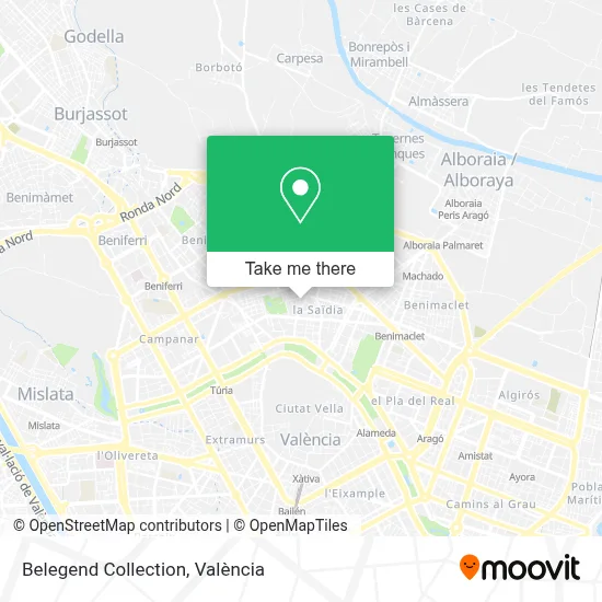 Belegend Collection map