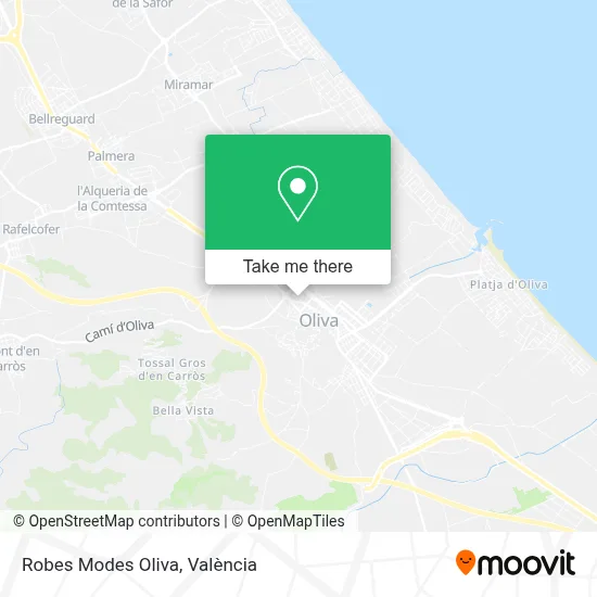 Robes Modes Oliva map