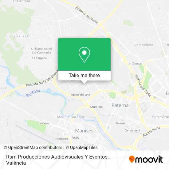 Rsm Producciones Audiovisuales Y Eventos, map